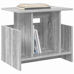 vidaXL Meuble TV 2 Pièces Gris Sonoma 50 x 35 x 45 cm Bois d'ingénierie