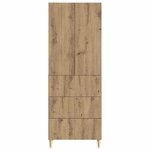 vidaXL Ensemble de Meubles 2 Pièces 66 x 34 5 x 90 cm Bois d'ingénierie