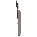 vidaXL Tête de lit suspendue Taupe Tissu