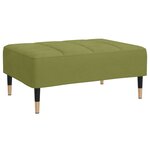 vidaXL Repose-pied Vert clair 78x56x32 cm Velours