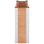 vidaXL Jardinière surélevée Marron 150 x 30 x 72 cm WPC et Aluminium