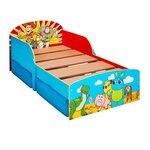 Lit pour tout-petits Toy Story, fait de MDF. Y compris 2 tiroirs de rangement, adapté a un matelas de 70 x 140 cm.