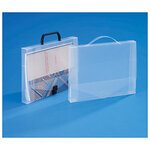 Mallette plastique transparente souple 440x320x50 mm (lot de 25)