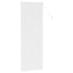 vidaXL Store de Fenêtre avec des rideaux Blanc Aluminium