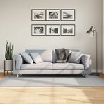 vidaXL Tapis HUARTE à poils courts doux et lavable gris 100x200 cm