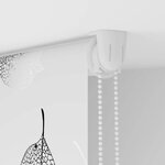 vidaXL Store enrouleur de douche 90x240 cm largeur du tissu 86 cm