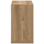 vidaXL Étagères Murales Chêne Artisan MDF avec placage 26 x 15 x 26 cm