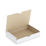 Boîte carton blanche d'expédition rajapost 31x21 5x5 cm (lot de 50)