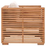 Vidaxl fauteuil de jardin avec coussins crème bois de teck solide