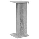 vidaXL Support de Plante Sonoma gris 25 x 25 5 x 60 5 cm