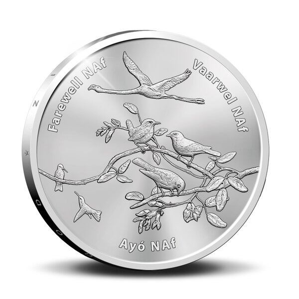 Pièce de monnaie 5 Gulden Adieu au Florin des Antilles néerlandaises 2024 – Argent BE