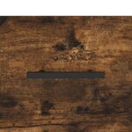 vidaXL Table de chevet chêne fumé 40x35x47 5 cm bois d’ingénierie