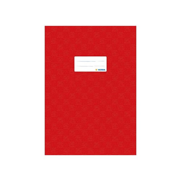 1x protège-cahiers  format A4  en PP  couverture rouge HERMA