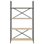 vidaXL Étagère Chêne sonoma 80 x 30 x 146 cm Bois d'ingénierie