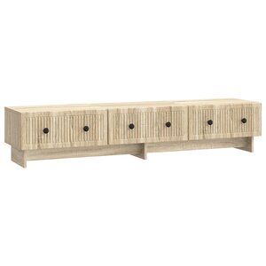 vidaXL Meuble TV 147 x 34 5 x 30 cm Chêne Sonoma Bois d'ingénierie