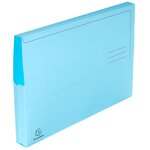 Paquet De 50 Chemises Poche Super 210 - 24 5x32 5cm - Bleu Clair - X 3 - Exacompta
