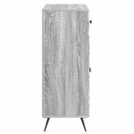 vidaXL Buffet Sonoma gris 66 x 34 5 x 90 cm Bois d'ingénierie