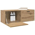 vidaXL Armoire Murale Montage mural Chêne artisanal 100 x 36 5 x 35 cm