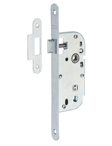 THIRARD - Serrure encastrable pour porte intérieure axe 40mm bouts ronds zinc - THIRARD
