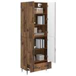 vidaXL Ensemble de Meubles 2 Pièces 66 x 34 5 x 95 cm Bois d'ingénierie
