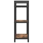 vidaXL Étagère Chêne fumé 56 x 34 x 96 cm Bois d'ingénierie