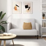 vidaXL Coussin de Dos Marron 45 x 20 x 35 cm Tissu en velours côtelé