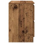 vidaXL Meuble TV vieux bois 40x35x54 cm bois d'ingénierie
