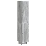 vidaXL Ensemble de Meubles 2 Pièces Sonoma gris 34 5 x 33 x 90 cm