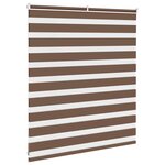 vidaXL Store zèbre marron 135x100cm largeur du tissu 130 9cm polyester