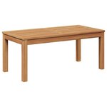 vidaXL Ensemble de canapé de jardin Naturel Bois de teck solide