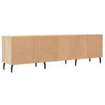 vidaXL Meuble TV chêne sonoma 150x30x44 5 cm bois d'ingénierie