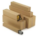 Caisse carton longue double cannelure longueur 60 à 150 cm raja 70x20x20 cm (lot de 10)