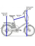 Wegoboard - vélo citybike + 1 batterie supplémentaire (jusqu'à 100 km d'autonomie) - argent