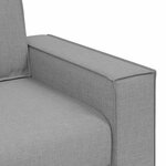 vidaXL Canapé Fauteuil Gris Nuage 60 cm Tissu