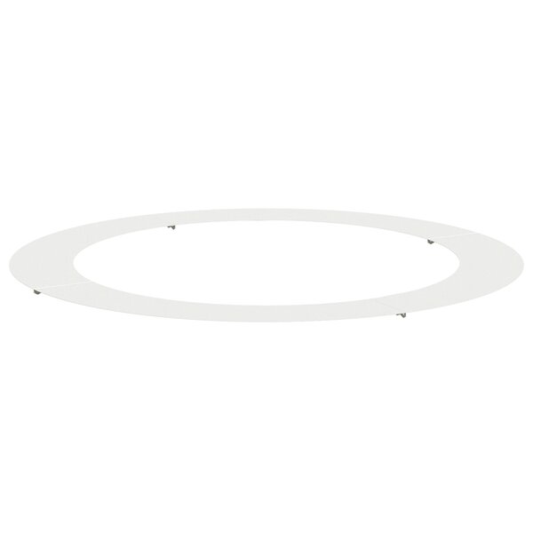 vidaXL Grand planteur en métal blanc Blanc Métal Grand Léger Moderne