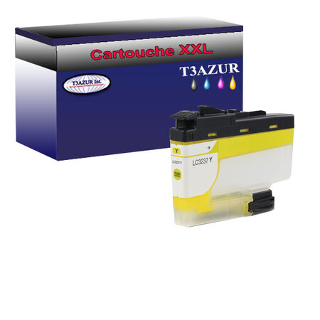 Cartouche compatible Brother MFC-J6947DW, LC3237XL - Jaune – T3AZUR