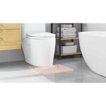 vidaXL Tapis de bain Crème 50 x 50 cm Polypropylène