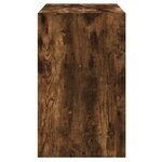 vidaXL Armoire à chaussures chêne fumé 80x42x69 cm bois d'ingénierie