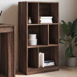 vidaXL Bibliothèque chêne marron 57x28 5x107 5 cm bois d'ingénierie