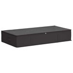 vidaXL Boîte de rangement avec fenêtre transparente Anthracite