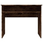 vidaXL Bureau Chêne fumé 90x50x74 cm Bois d'ingénierie