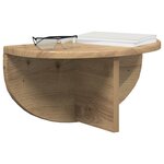 vidaXL Étagère Murale Montage mural Chêne artisanal 38 x 19 x 19 cm