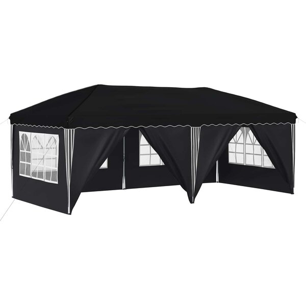 vidaXL Tente de fête pop-up 575 x 288 x 245 cm Anthracite
