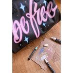 Etui carton 5 marqueurs pointe fine FREE acrylic T100 Set 2 'Royal' STABILO