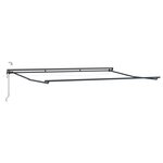 vidaXL Cadre de store électrique avec LED Anthracite 4 5 × 3 5 m