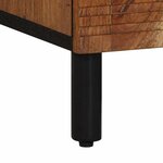 vidaXL Buffet avec étagère Marron 60 x 33 x 75 cm Bois d'acacia massif