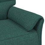 vidaXL Canapé 100  polyester  cadre en métal  MDF  Contreplaqué