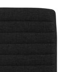 vidaXL Chaises à manger lot de 6 noir tissu