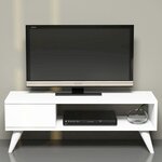 Homemania Meuble TV Maya 90x30x33 cm Blanc