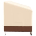 vidaXL Housse de banc 3 places beige 159x84x56/81 cm oxford 600D